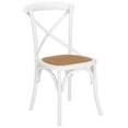 thumbnail image 1 of Poly & Bark Cafton Crossback Chair in White, 1 of 5