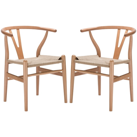 Poly & Bark Weave Chair in Natural (Set of 2)