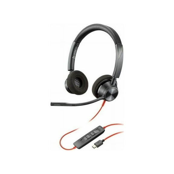 Poly Blackwire 3320 Headset +USB-C/A Adapter TAA