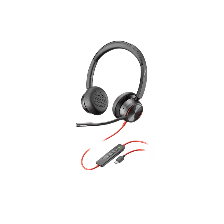 HP Poly Blackwire 8225 USB-C Headset, On-ear, Wired, Stereo, Noise