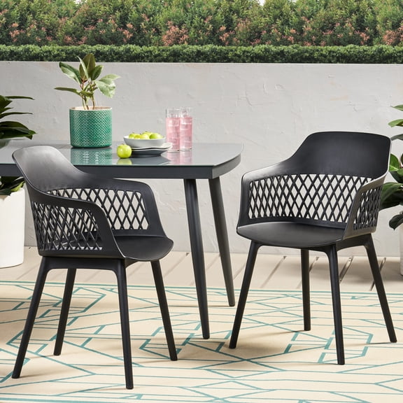 Poly Blend Chair - Stable & Stylish - Outdoor Zen Garden / Create a Peaceful Zen Space