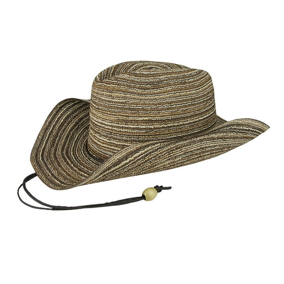 Poly Braid Cowboy Hat - Brown