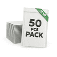 thumbnail image 1 of Poly Bubble Mailers, 6 x 10 inches, Self-Seal Padded Envelopes, 50 Pack, 1 of 1