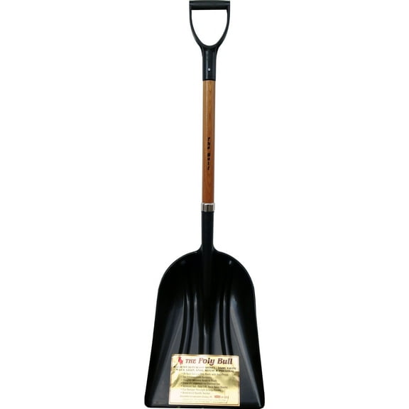 Poly Bull Grain Snow Scoop With Collar