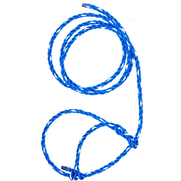 Poly Calf Halter Color: Blue/White Tracer