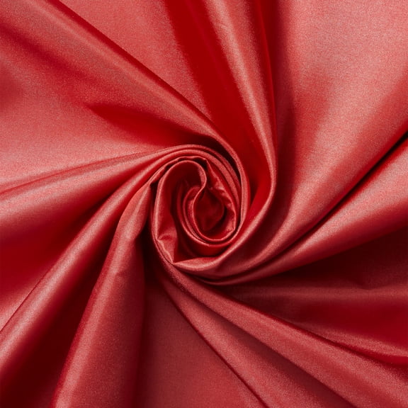 Poly China Silk Lining Fabric 58/60 Inch Lightweight Polyester Habutai By The Yard For Sewing Apparel, Accessories, & More - Burgundy (10 Yards)