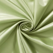Poly China Silk Lining Fabric 58/60 Inch Lightweight Polyester Habutai By The Yard For Sewing Apparel, Accessories, More - Sage 5 Yards