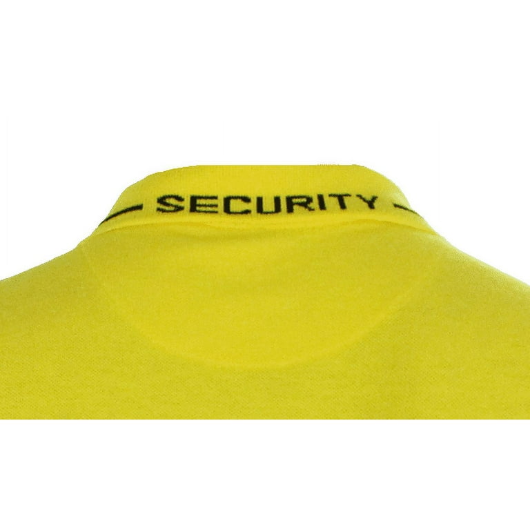Yellow shirt sale with black collar