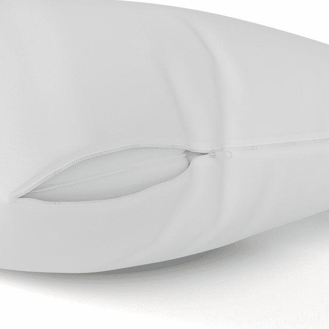 PolyCotton Zippered Pillow Cover Queen Size Pillow Protector