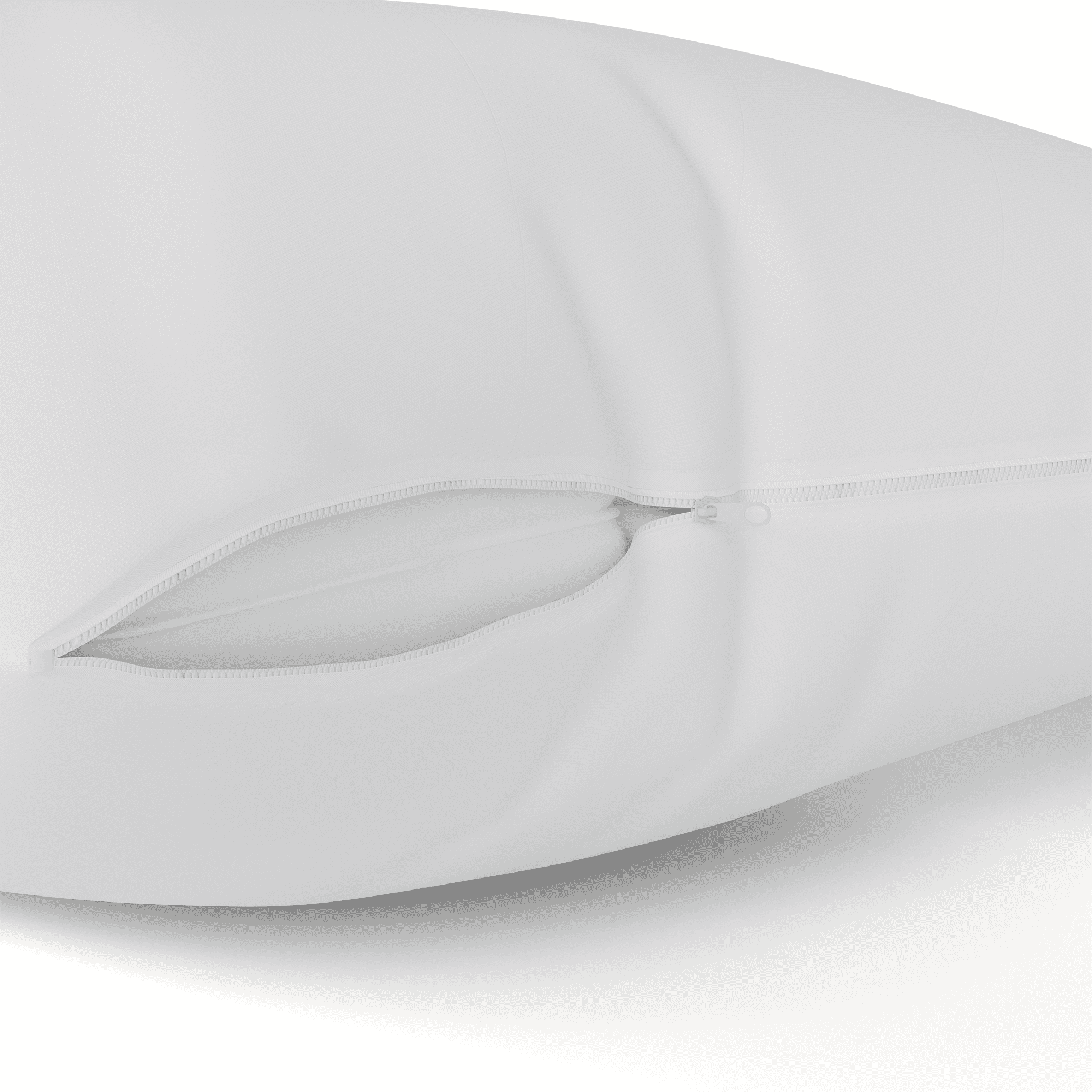 Standard White Hypoallergenic Cotton Polyester Pillow Protector