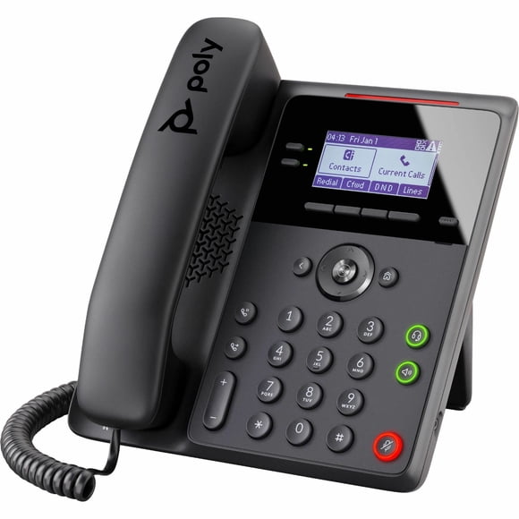 Poly Edge B10 IP Phone Corded Corded Wall Mountable Desktop Black 84C19AAABA