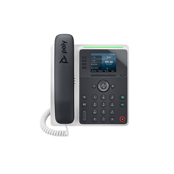 Poly Edge E220 IP Phone and PoE-enabled