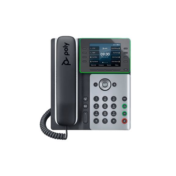 Poly Edge E320 IP Phone and PoE-enabled
