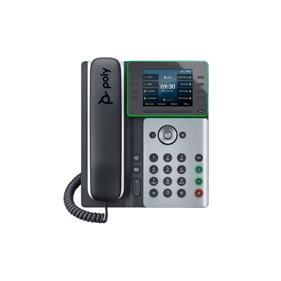 Poly Edge E350 IP Phone Corded Corded/Cordless Wi-Fi Bluetooth TAA Compliant