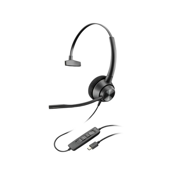 Poly EncorePro 310 USB-C Monoaural Headset TAA