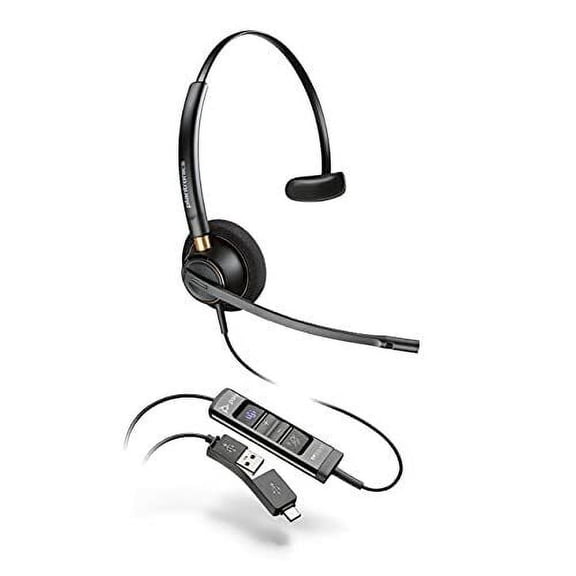 Poly EncorePro 515 - headset - wired, USB-A, on-ear, USB-C - 218271-01