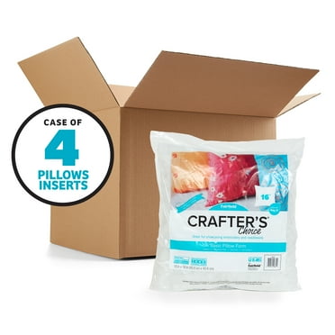 Poly-Fil® Crafter's Choice® Decorative Square Pillow Inserts by Fairfield™, 16" x 16" (Pack of 4)