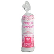 Fairfield Poly-Fil Low Loft Quilt Batting, Premium Polyester Batting for Quilting, Ideal for Queen-Size and Other Small Projects, Quilting Supplies, Medium, 72" X 90"