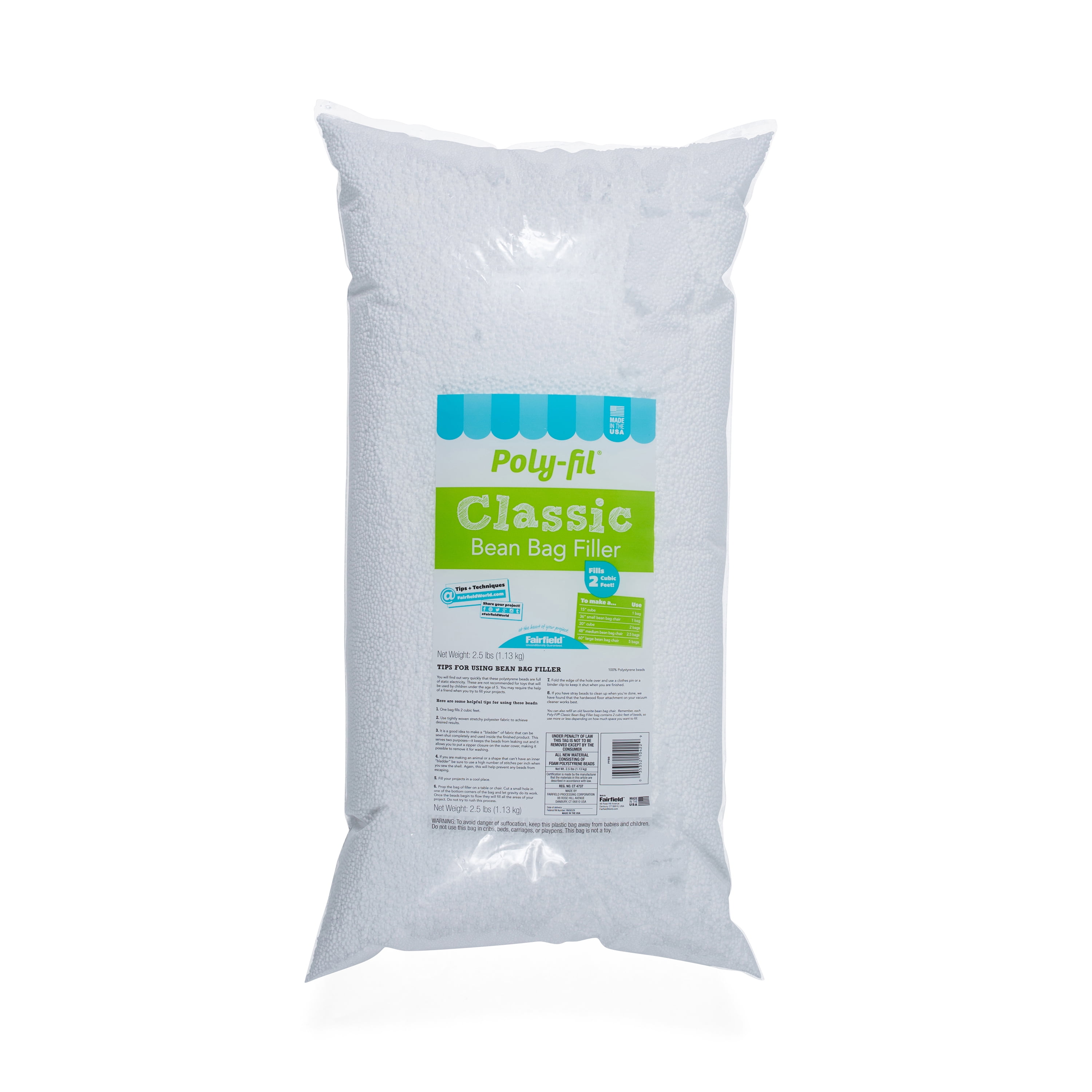 Eurotex Shredded Memory Foam Filling 10lbs for Bean Bag Filler, Particles  Refill, Premium Soft and Comfortable Stuffing
