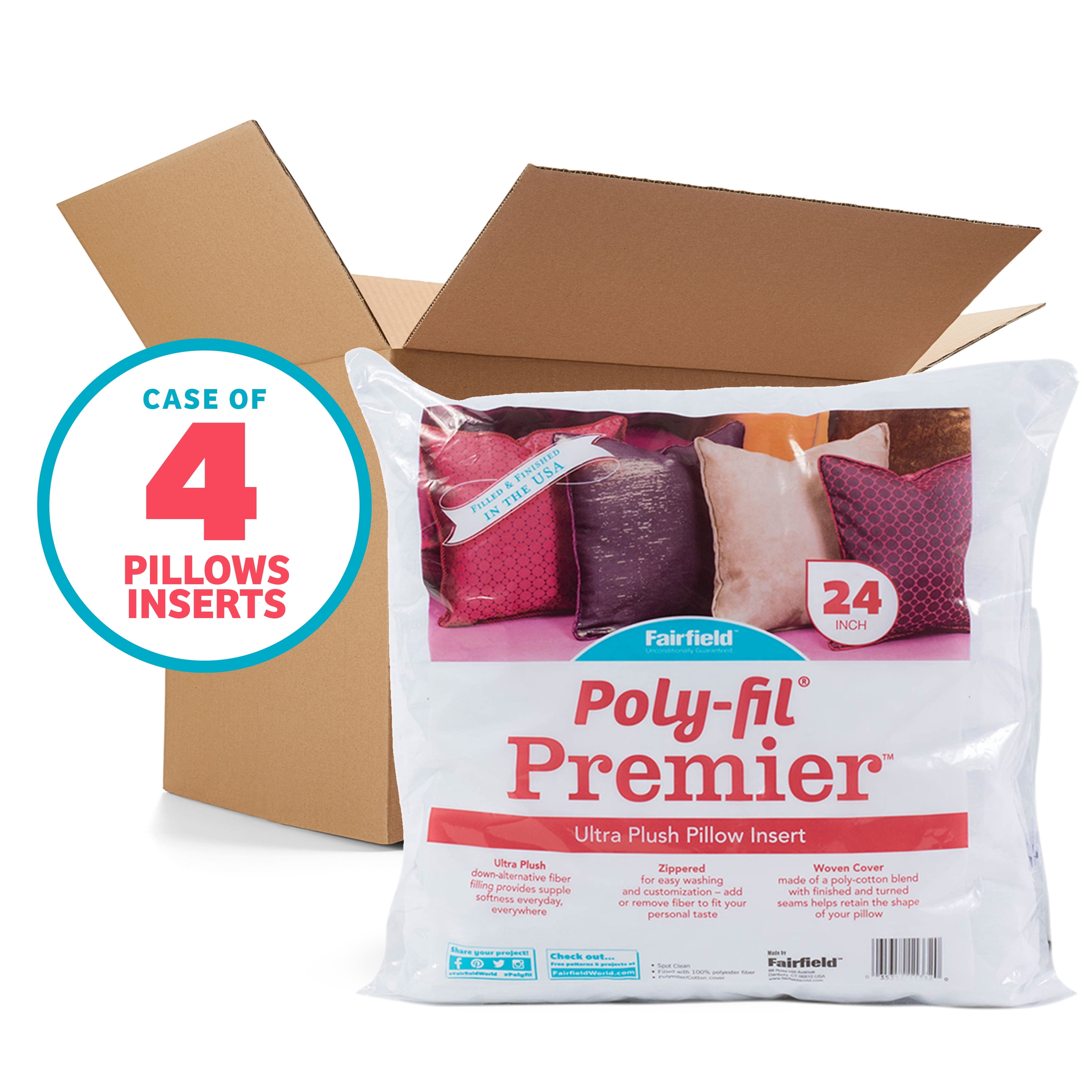 Poly-Fil Premium Polyester Fiberfill for Crafts, 12 oz.