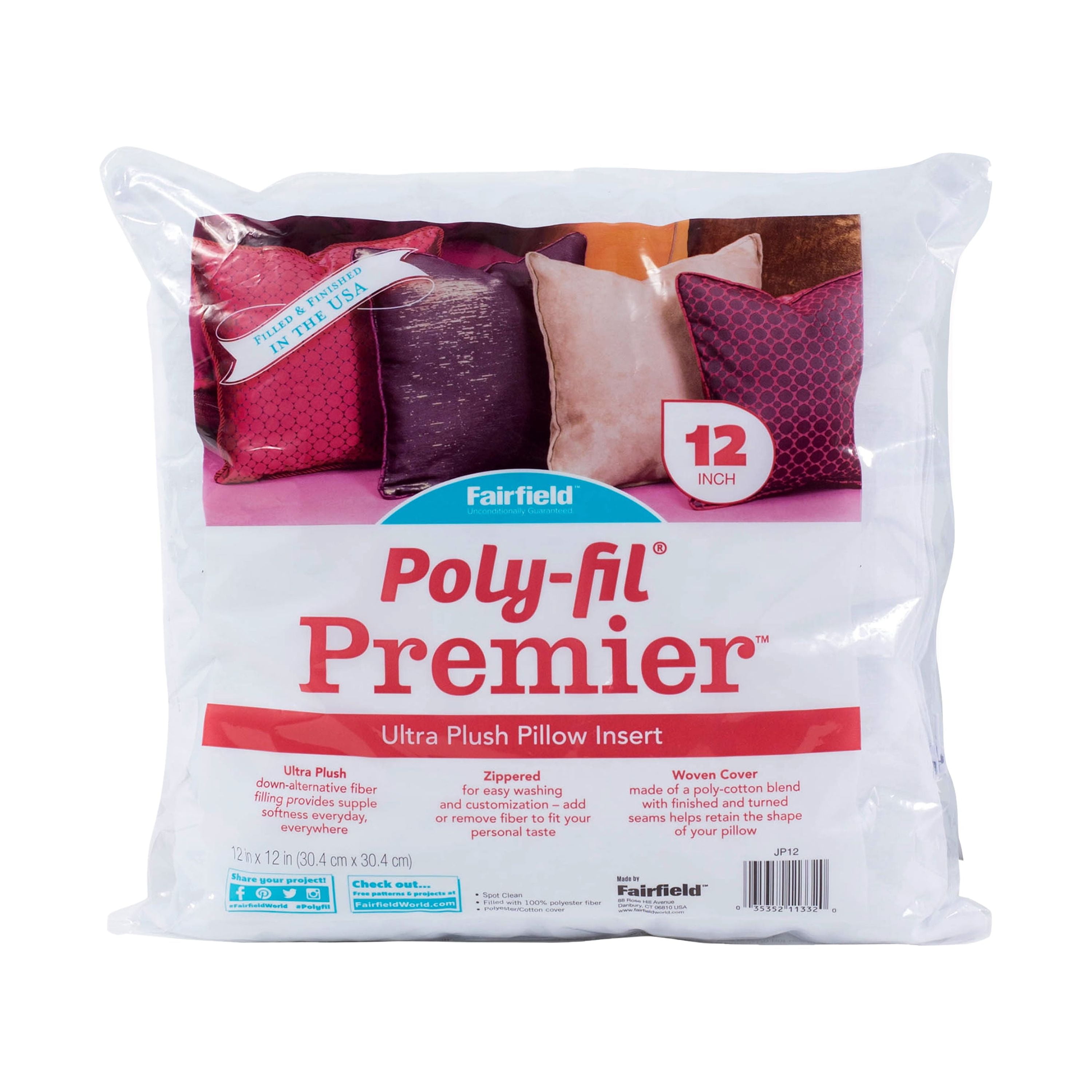 Poly Fil Premier 12x12 Small Accent Pillow Insert