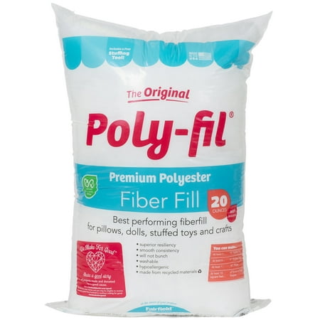Poly-Fil® Premium Polyester Fiber Fill By Fairfield™, 20 Oz Bag