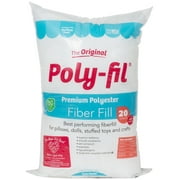Poly-Fil  Premium Polyester Fiber Fill By Fairfield , 20 Oz Bag