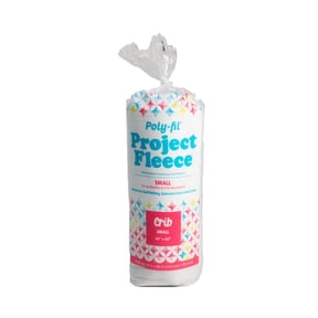 Poly-Fil® Project Fleece™ Polyester Batting by Fairfield™, 45" x 60" precut, White