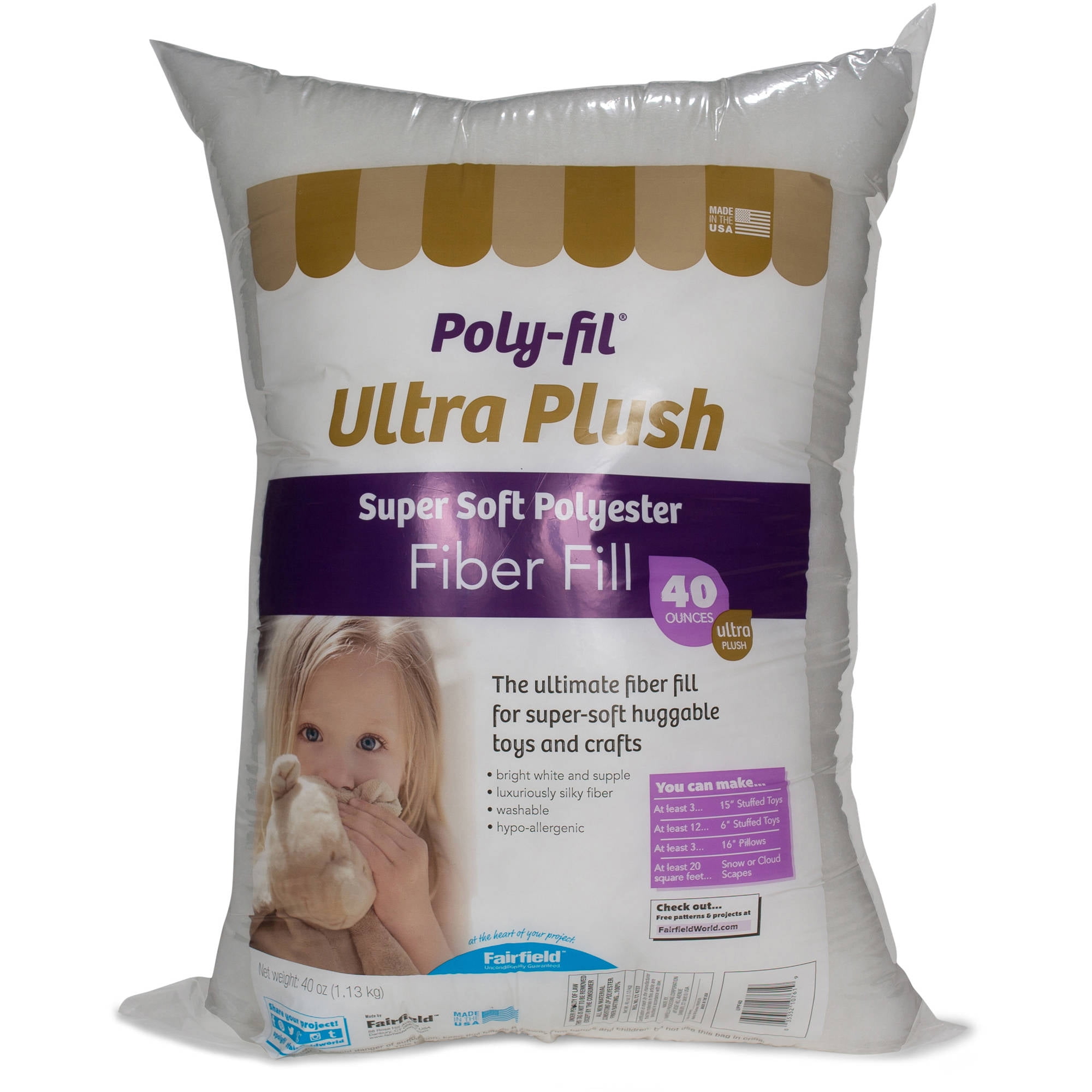 Poly-Fil Ultra Plush Supreme, 40 oz Bag