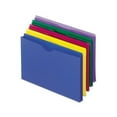 thumbnail image 1 of Poly File Jackets Straight Tab, Legal Size, Assorted Colors, 5/Pack, 1 of 7