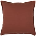 thumbnail image 1 of Rizzy Home 20" x 20" Cotton Pillow Cover in Rust, 1 of 3