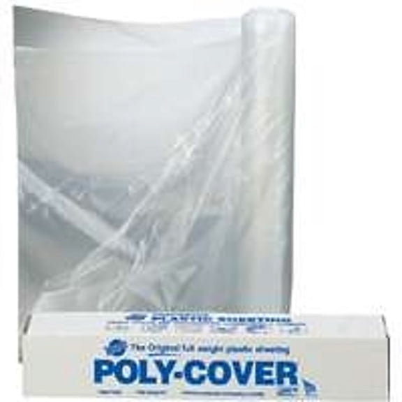 Poly Film 8x50ft 4mil Clear, PartNo 4LX8C, by Warp Brothers, Single Unit