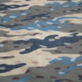 thumbnail image 1 of Poly Hacci Non Brushed Camouflage Print Fabric, By The Yard, Olive Stone Blue, 1 of 4