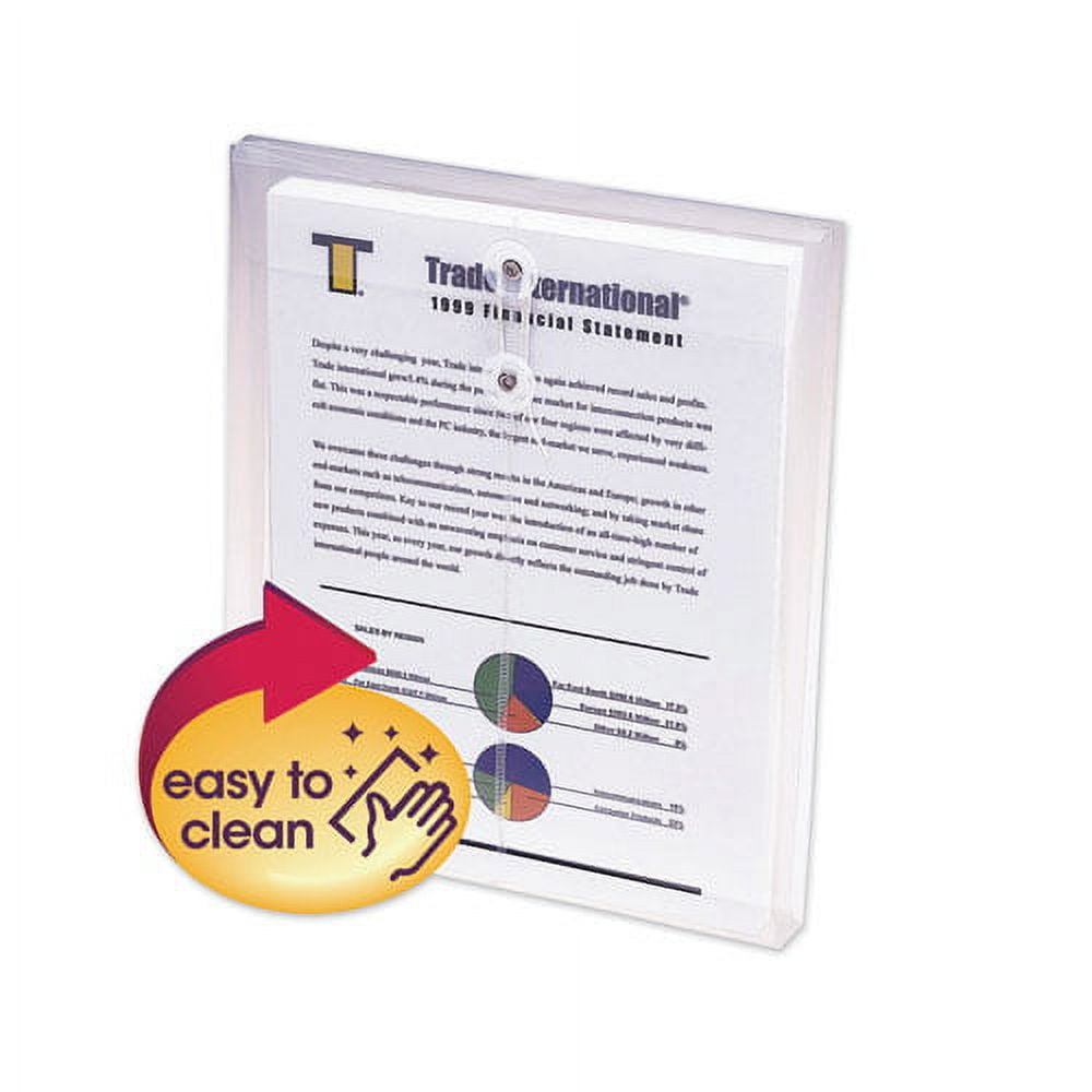 Poly Interoffice Envelopes, End Load (Vertical), String and Button ...