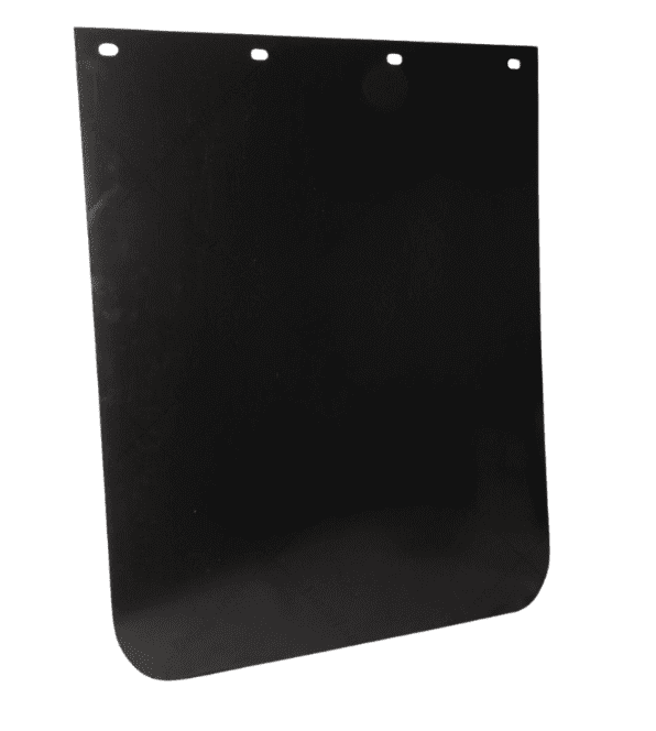 Poly-Jec 24X30PB Standard Black Mud Flap Pair 3/16" for Universal Trucks