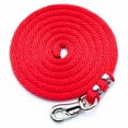 thumbnail image 1 of Poly Lead Rope - Bull Snap Color: Red, 1 of 4