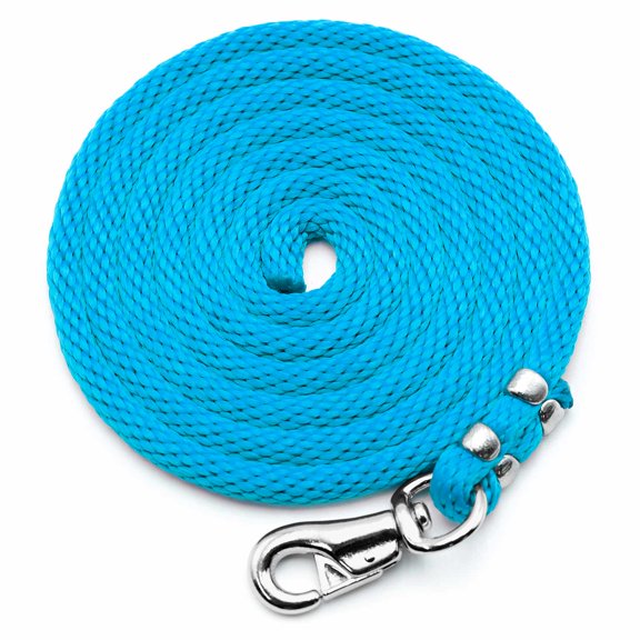 Poly Lead Rope - Bull Snap Color: Turquoise