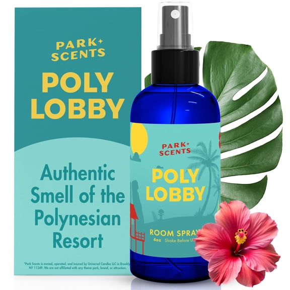 Park Scents Poly Lobby Polynesian Resort Theme Park Hotel Fragrance Room Spray Luxury Air Freshener Spray Made in USA (4oz)