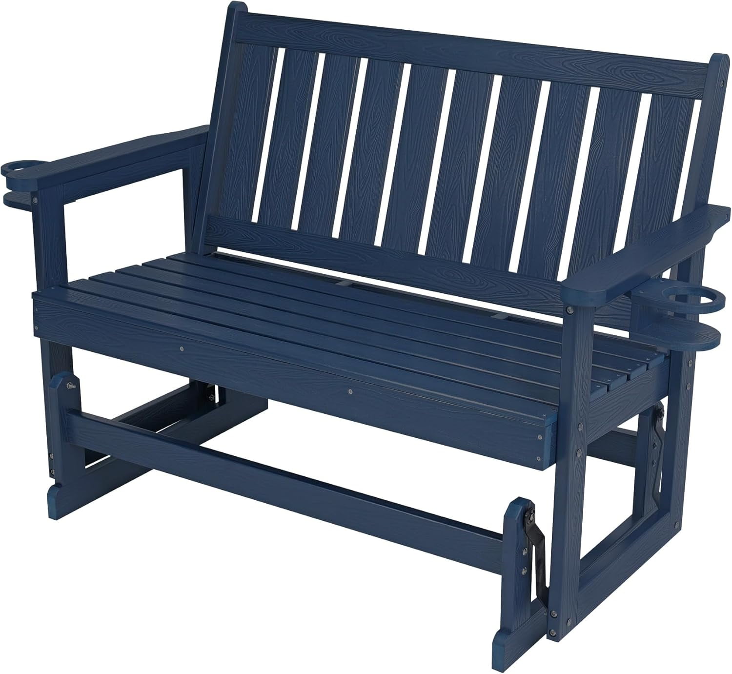 Poly Lumber Patio Glider, Durable HIPS Material, Weather-Resistant ...