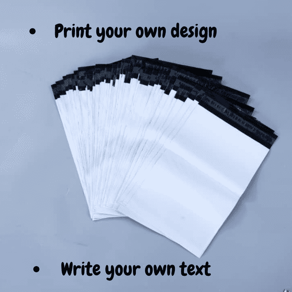 Poly Mailer Bags 8x11 Plastic Shipping Bags Mailing Envelopes - 100 ct