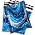 thumbnail image 1 of Poly Mailers 10x13, 50PCS Shipping Bags, Mailing Bags, Packaging Bags, Mailers Poly Bags for Shipping, Polymailer 10x13, Polymailers Packaging Bags for Small Bussiness Ocean Wave,10x13 - 50Pack, 1 of 8