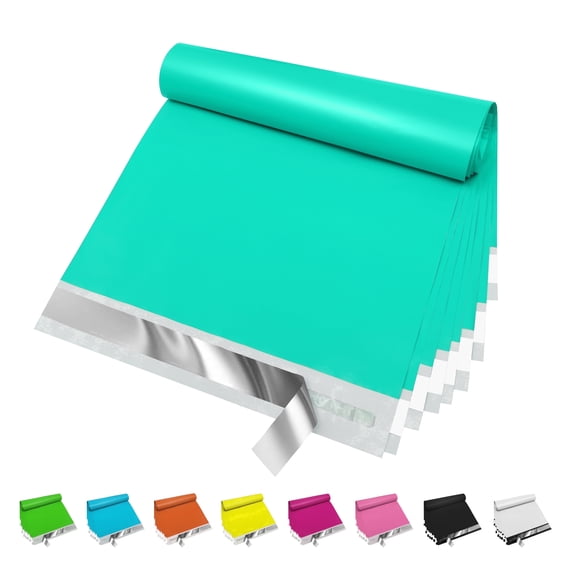 Poly Mailers 10x13 Inch 200 Pcs, Strong Adhesive Shipping Bags for Clothing, Durable Thick Mailing Envelopes with Self Seal, Packaging Bags for Small Business - Teal
