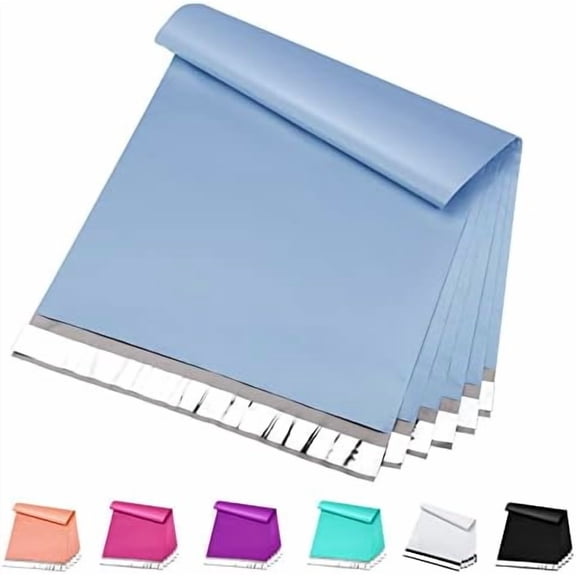 Poly Mailers 24x24 50PC, Extra Large Shipping Bags Mailing Envelopes with Strong Adhesive, 2.5Mil Thick Mailers Poly Bags for Shipping, Mailing Bag Packaging Bag for Small Business, Haze Blue