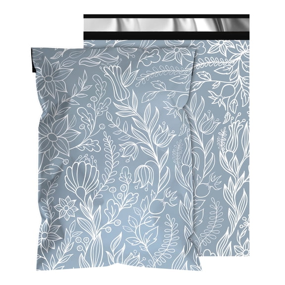 zoyuepack Poly Mailers 6x9 Inch 100 Pcs - Wheat Sheaf Printed, 2.4mil Thick, Waterproof Tear Resistant Self-Sealing Shipping Bags for Small Business