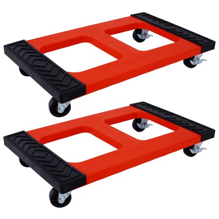 Poly Mover's Dolly - 1200-lb. Capacity 2pcs/set,