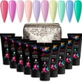 thumbnail image 1 of Poly Nail Gel Kit with 10 Cream Color Poly Nail Gel, 1 of 4