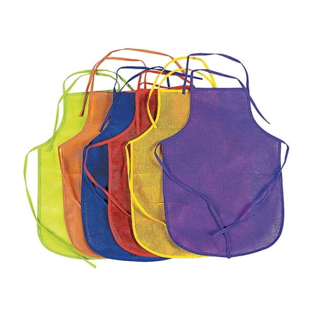 Poly Non-Woven Child Apron - Party Wear - 12 Pieces