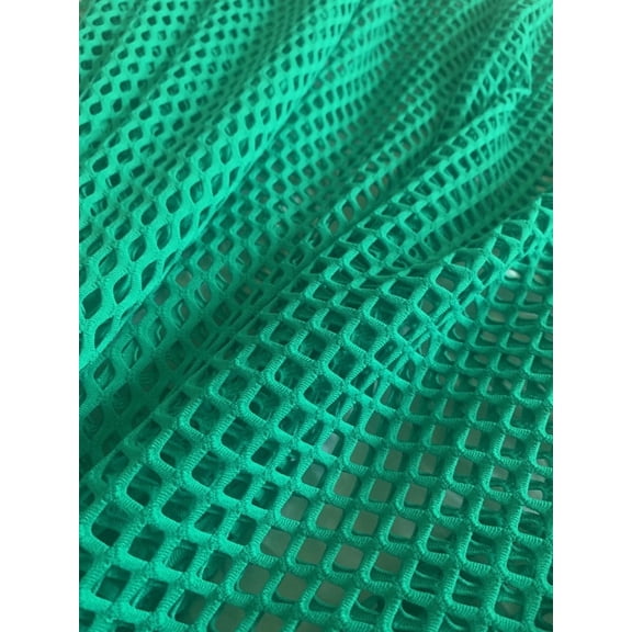 Burlap Fabrics Poly Nylon Mesh Fabric Green - 58 Inch Wide Sold by the Yard for Crafts and Industrial Use