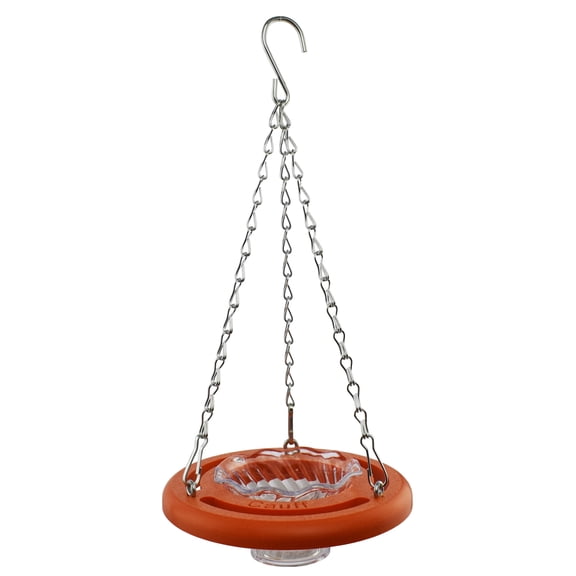 Poly Oriole Fruit Jelly Hanging Bird Feeder Orange 6 inch