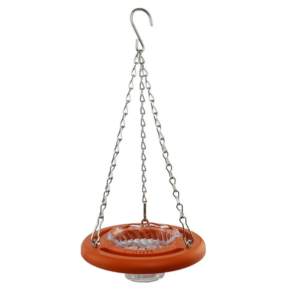 Poly Oriole Fruit Jelly Hanging Bird Feeder Orange 6 inch